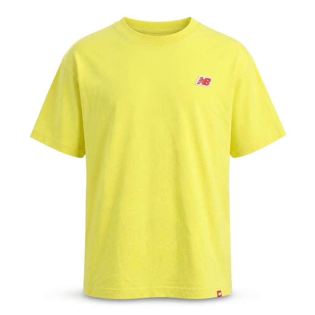 Mens UK Size S New Balance Yellow  T-Shirt