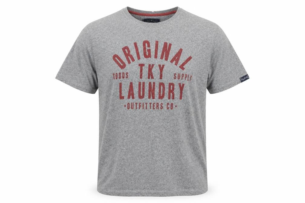 Mens UK Size L Tokyo Laundry Grey  T-Shirt
