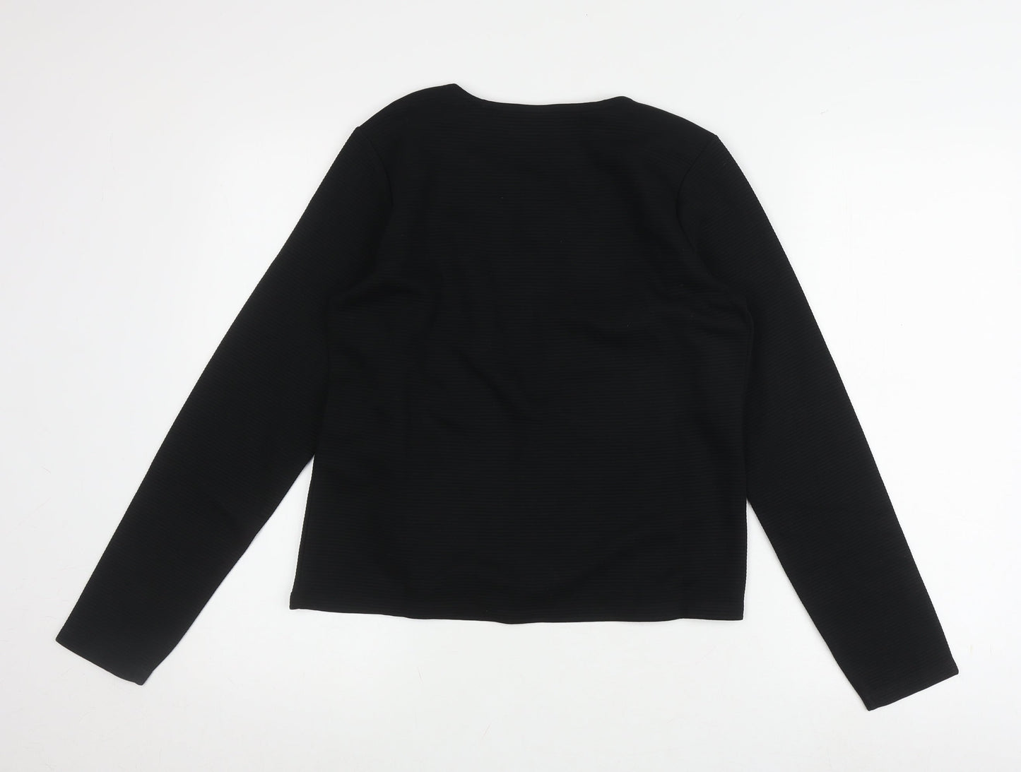 Jacqueline de Yong Women's Black Long Sleeve Blouse S
