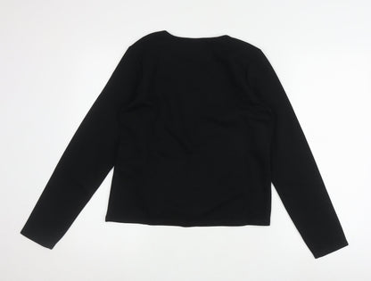 Jacqueline de Yong Women's Black Long Sleeve Blouse S