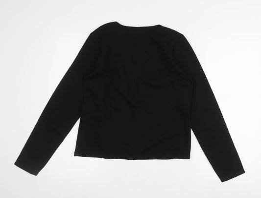 Jacqueline de Yong Women's Black Long Sleeve Blouse S