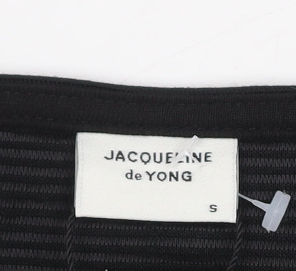 Jacqueline de Yong Women's Black Long Sleeve Blouse S