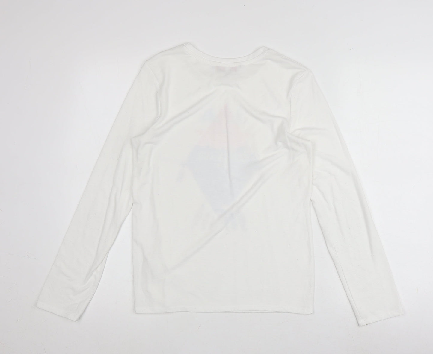 Soulcal & Co Boys White Long Sleeve Graphic Print T-Shirt 13 Years