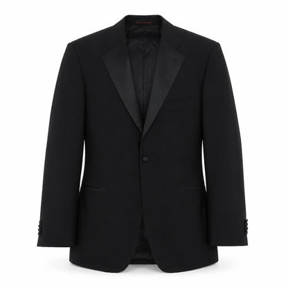Mens UK Size 42 1860 Menswear Regular Black Suit Tuxedo