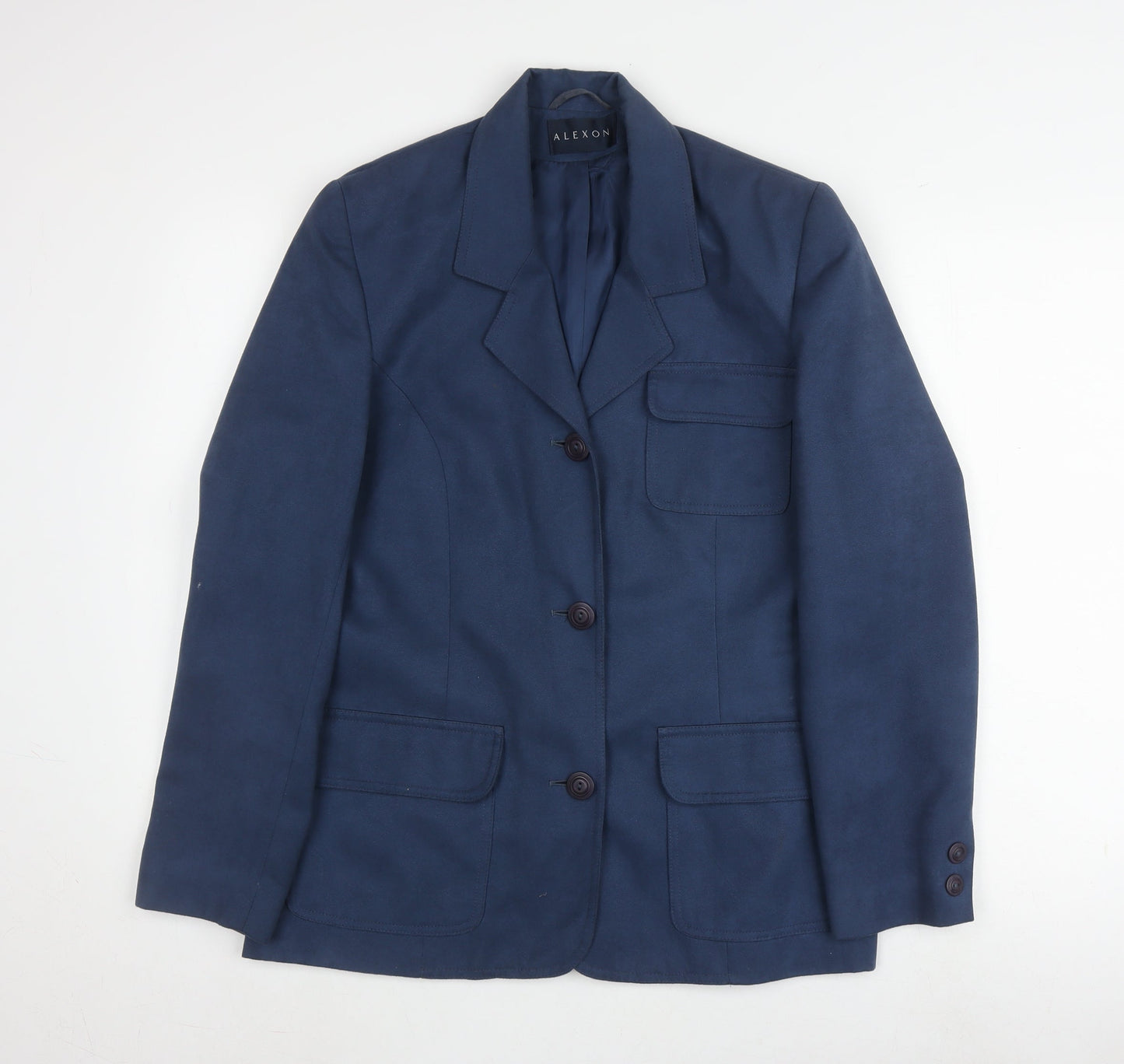 Womens UK Size 12 Alexon Regular Blue Blazer