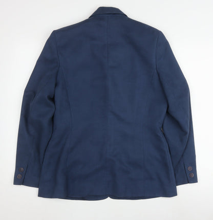 Womens UK Size 12 Alexon Regular Blue Blazer
