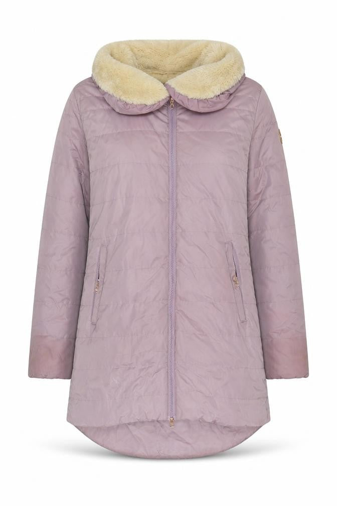 Womens UK Size 14 Gelert Purple Puffer Jacket