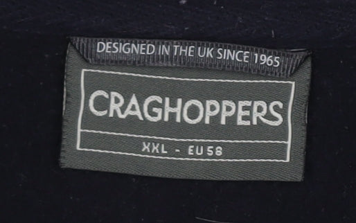 Craghoppers Men's Black 2XL High Neck 1/2 Zip Jumper