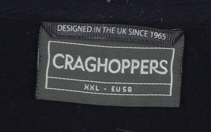 Craghoppers Men's Black 2XL High Neck 1/2 Zip Jumper