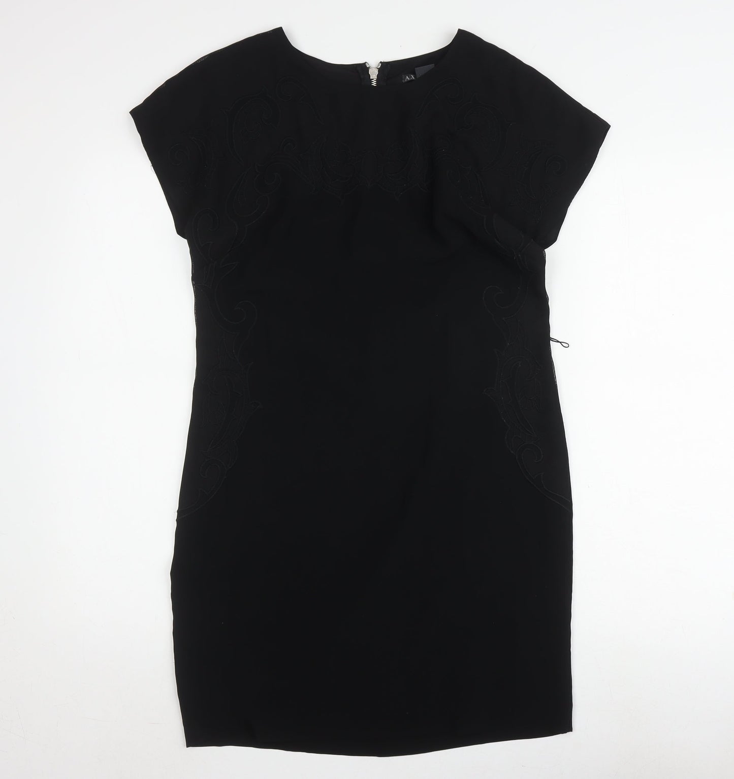 Armani Exchange Women's Black Sheath Dress Size 4