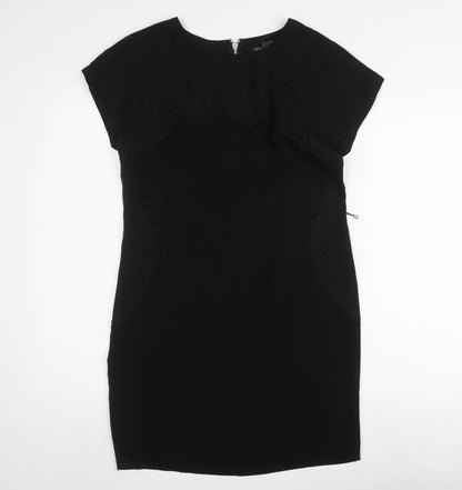 Armani Exchange Women's Black Sheath Dress Size 4