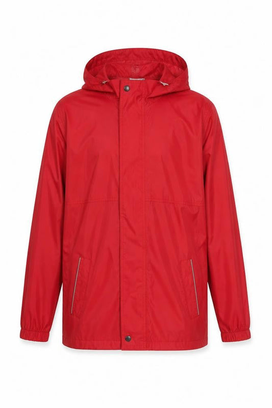 Regatta Womens Red 34 Rain Coat Jacket Hooded Waterproof