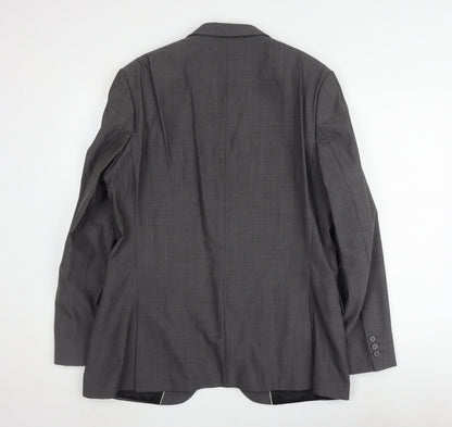 Jeff Banks Men's Grey Regular Fit Blazer 42R