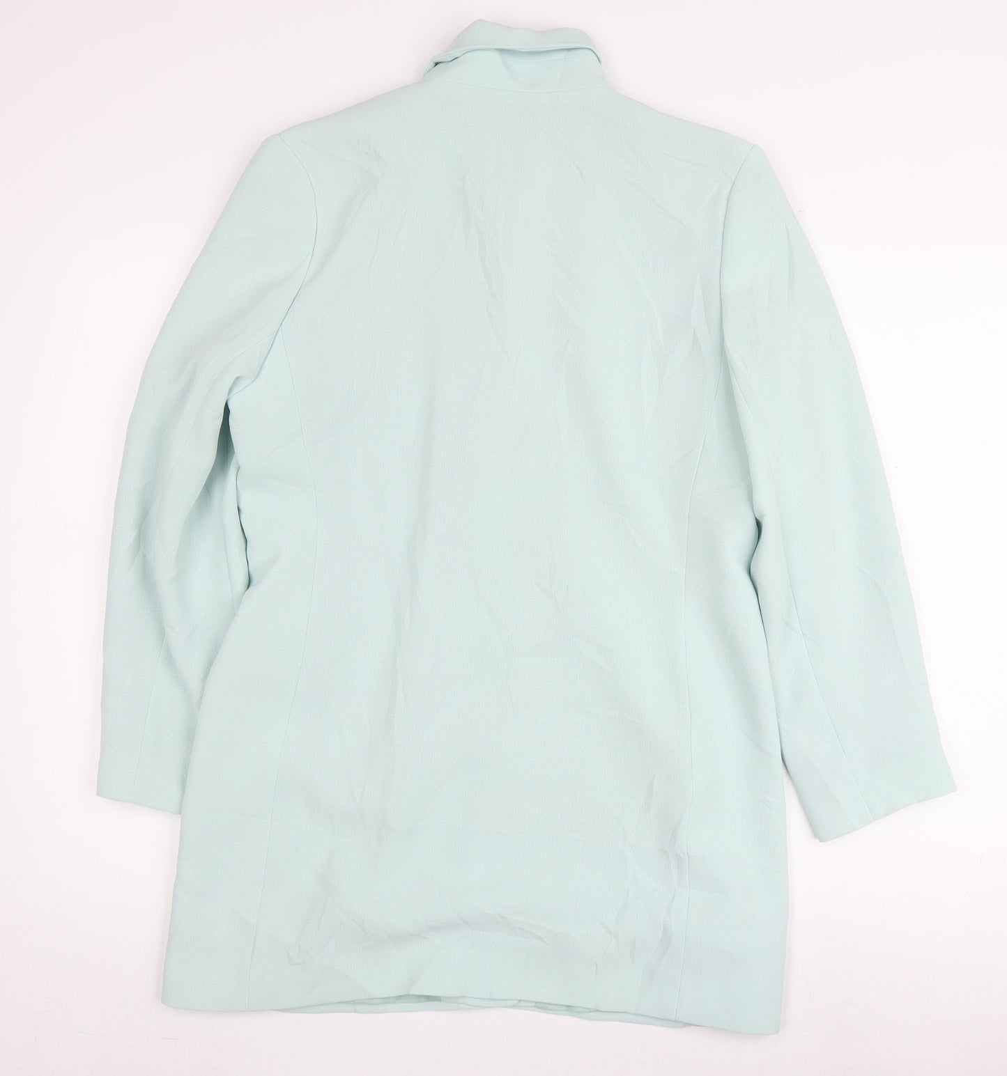 Viyella Women's Green Long Crepe Blazer - UK 8