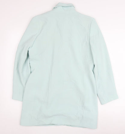 Viyella Women's Green Long Crepe Blazer - UK 8