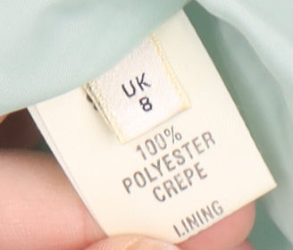 Viyella Women's Green Long Crepe Blazer - UK 8