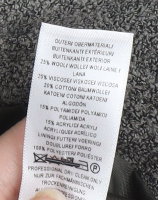 Eastex Women's Grey Tweed Suit Jacket Size 12