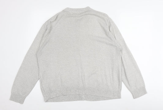 Honor Millburn Grey Women's L Cardigan, Button Accents