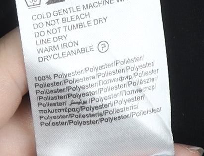 JACQUELINE de YONG Black A-Line Dress Size 10