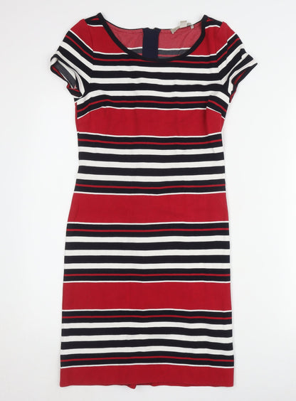 Banana Republic Women's Striped Sheath Dress UK 8