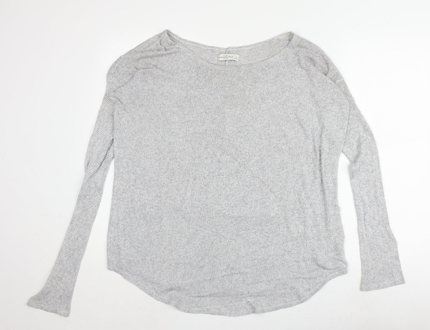 Abercrombie & Fitch Grey Men's Pullover Jumper Size L