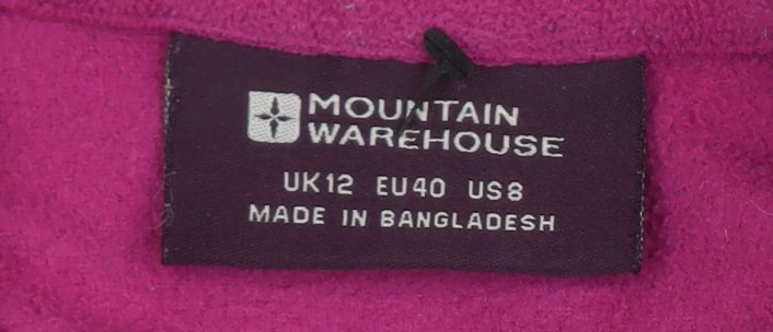 Womens UK Size 12 Mountain Warehouse Purple Pullover Sweatshirt