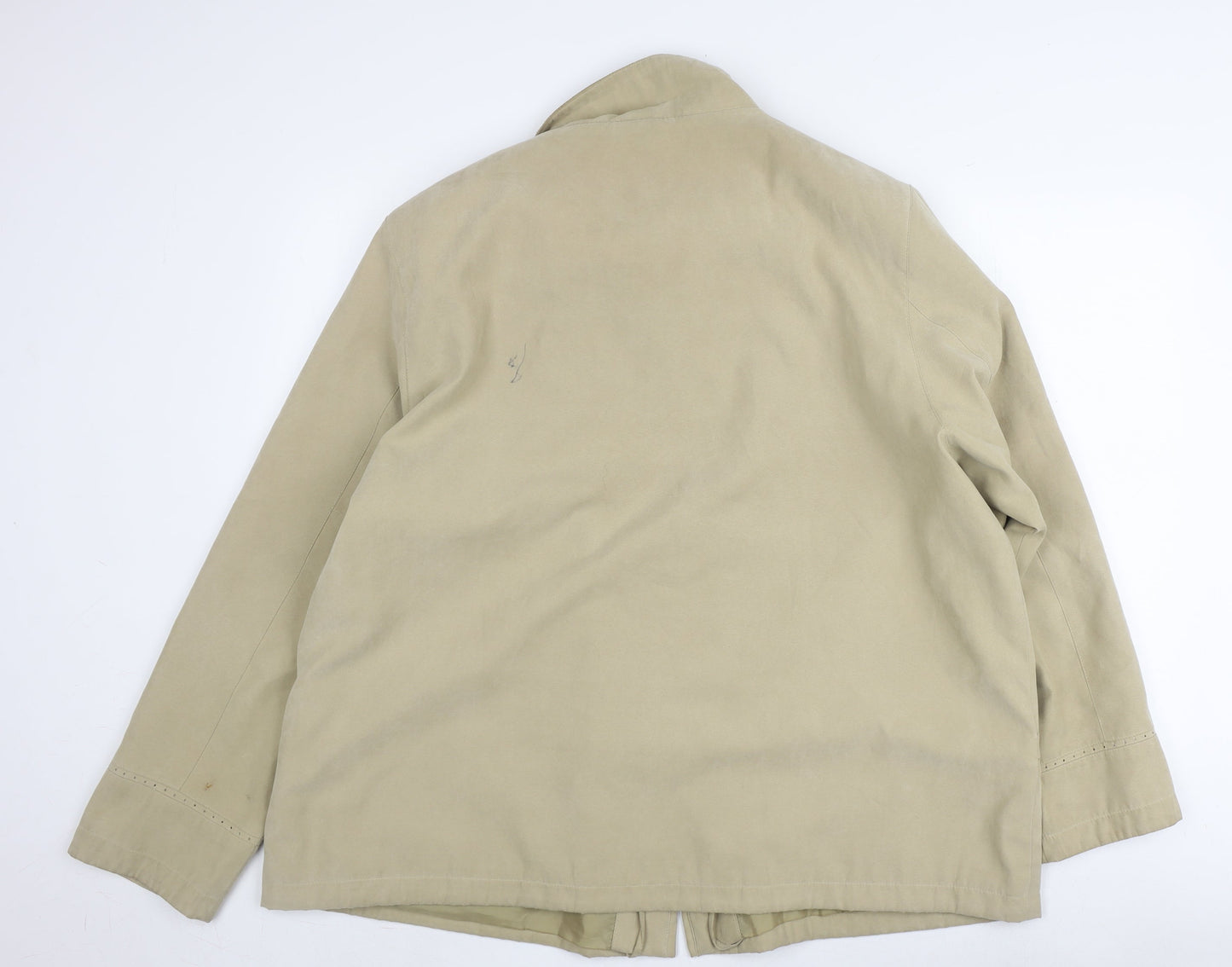 Womens UK Size 22 NuAge Beige Basic Jacket