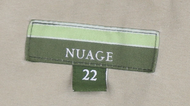Womens UK Size 22 NuAge Beige Basic Jacket