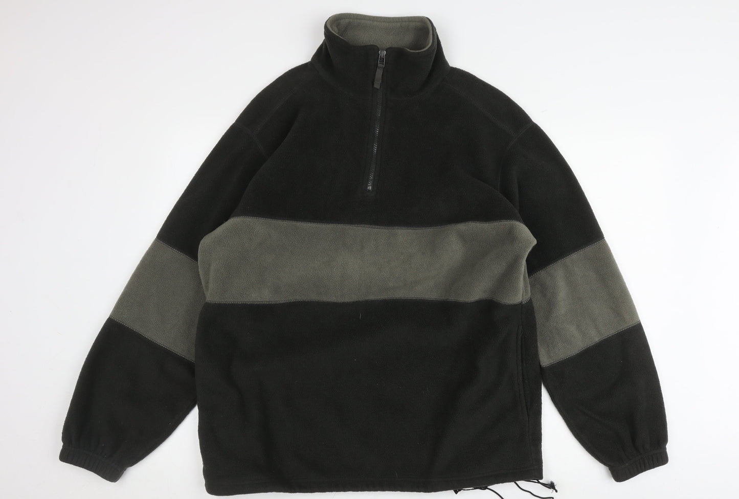 Target Men's Black M Fleece 1/4 Zip Sweatshirt