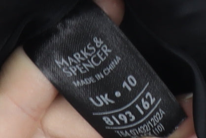 Marks & Spencer Women's Black Waistcoat UK Size 10
