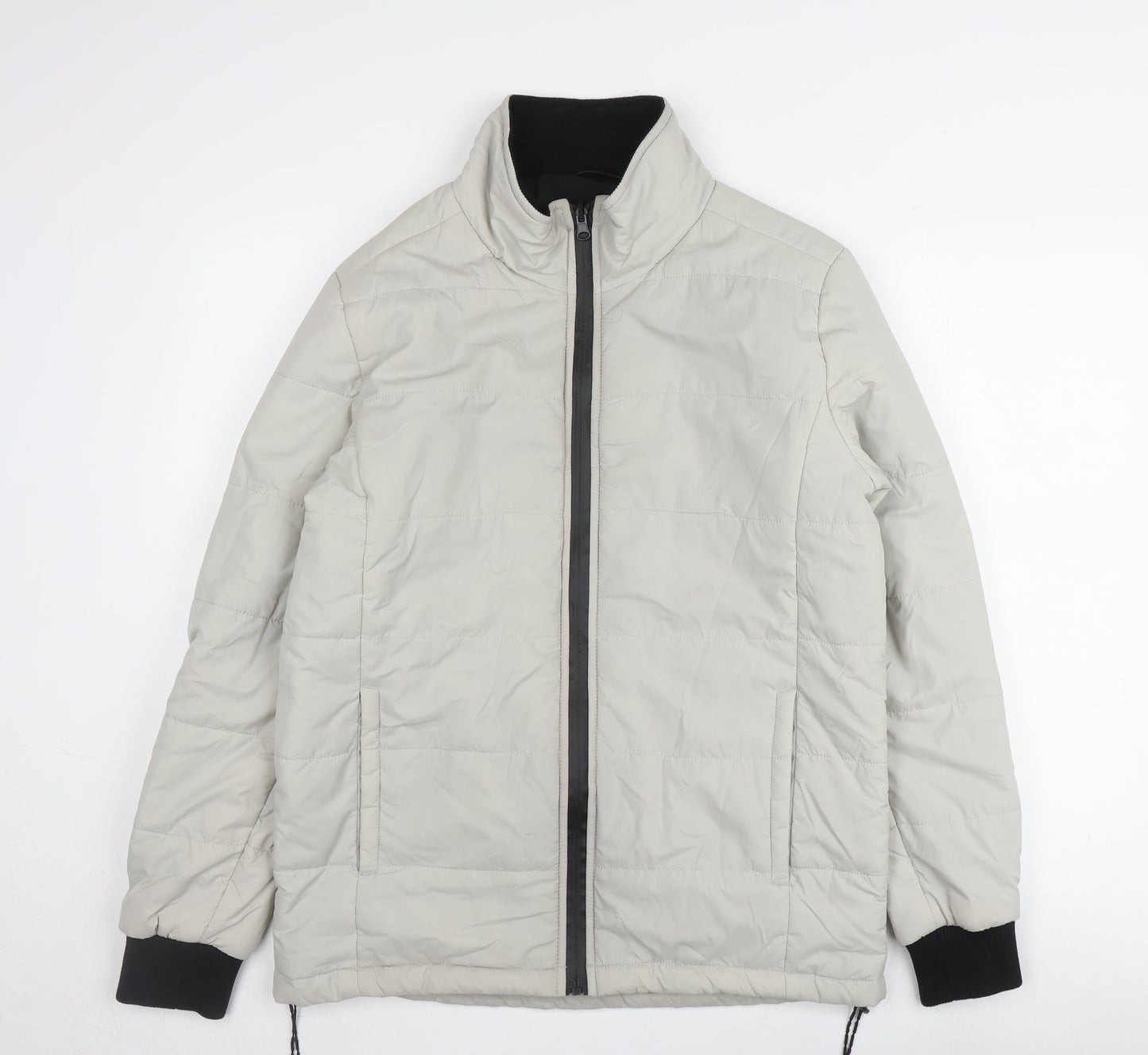 Mens UK Size S Bellfield Grey Basic Jacket