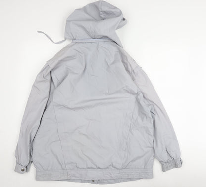 C&A Women's Grey Anorak Jacket Size 16 Hooded