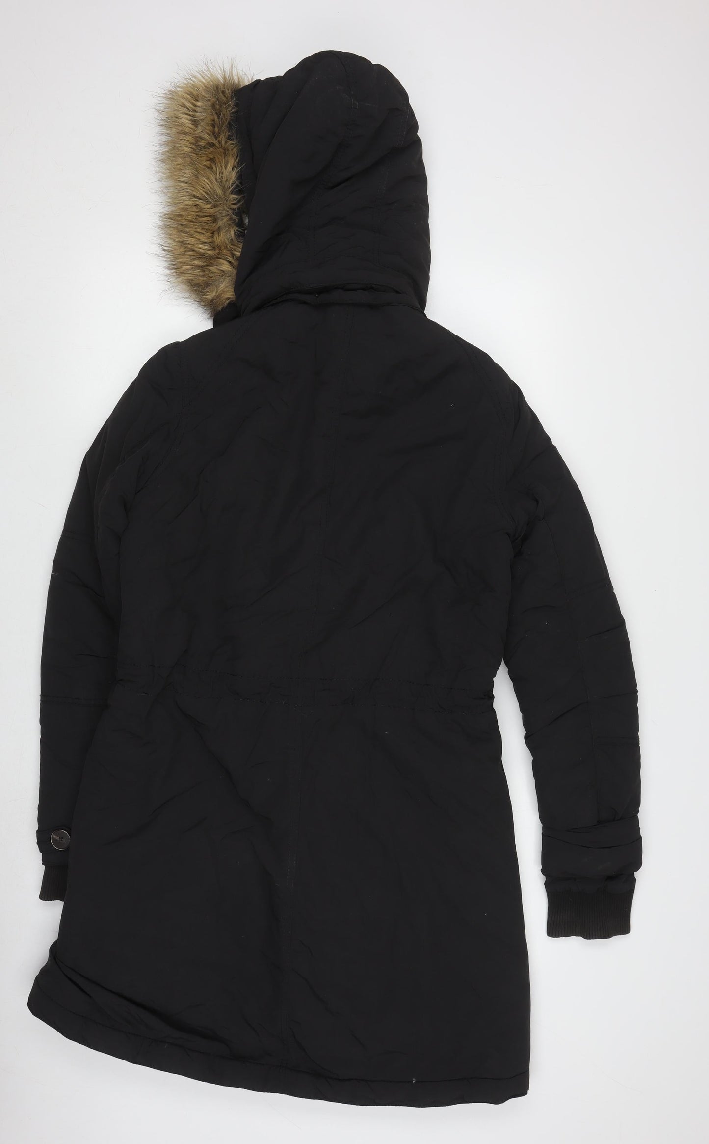 Womens UK Size M Levi's Black Parka Coat