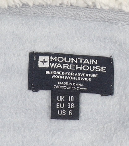 Mountain Warehouse Women's Grey Hooded Fleece Jacket Size 10