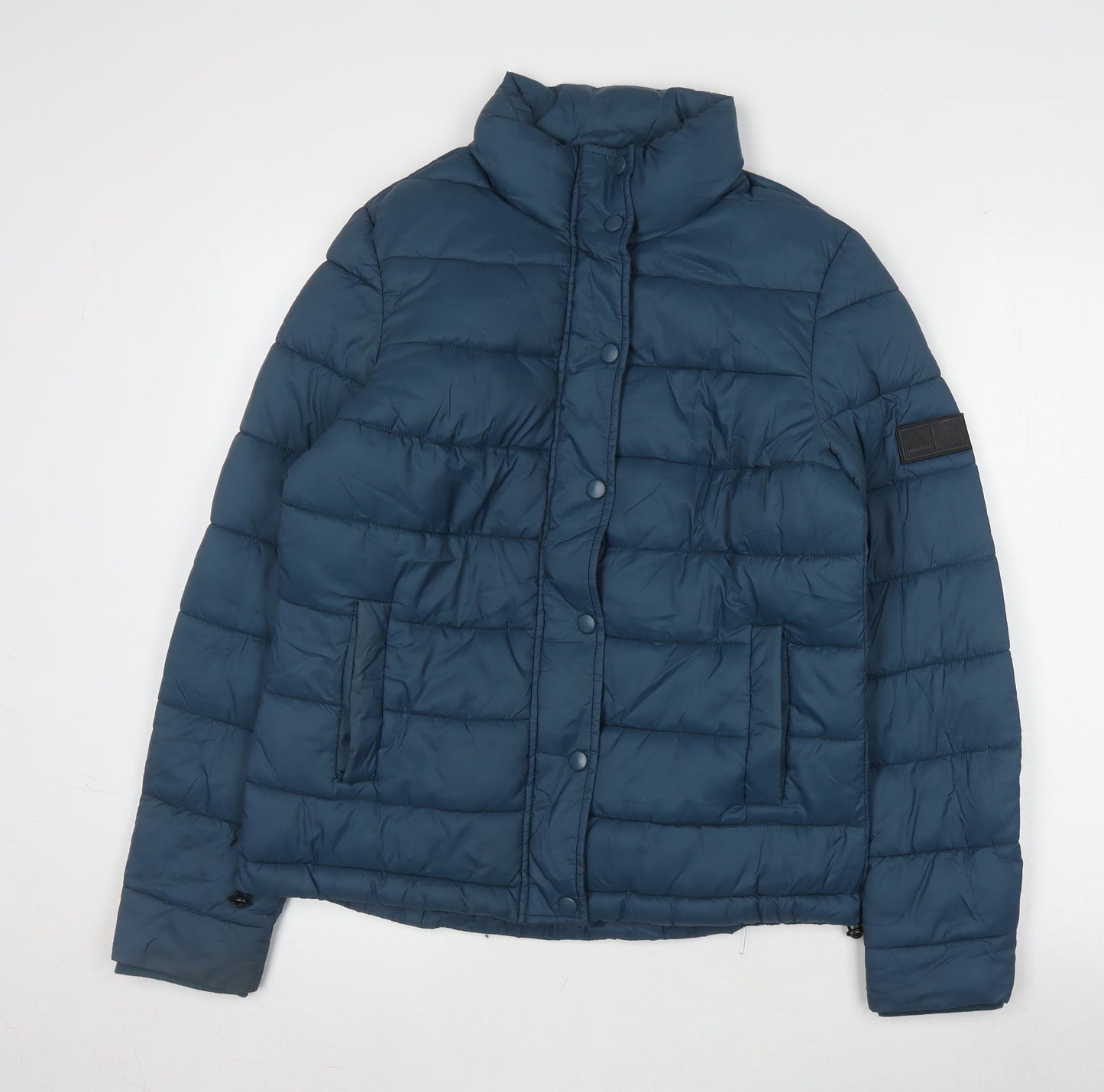 Rupert & Buckley Women's Blue Puffer Jacket Size 10