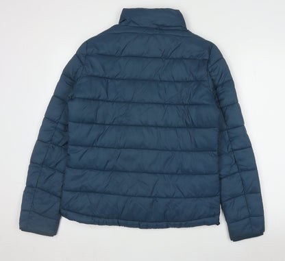 Rupert & Buckley Women's Blue Puffer Jacket Size 10