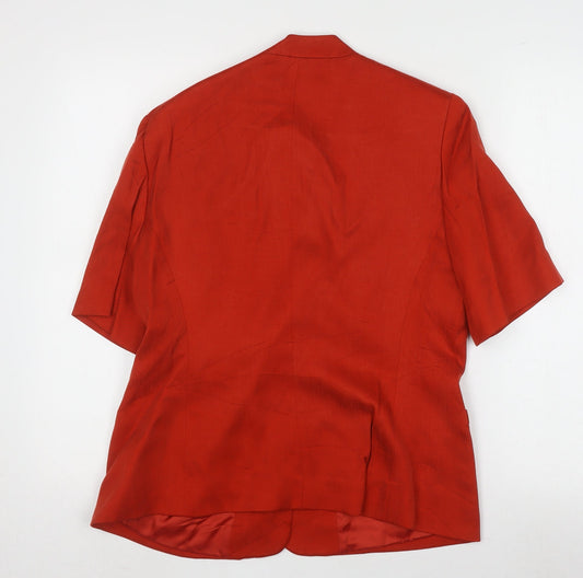 Windsmoor Women's Red Blazer, Size 12 - Casual Style