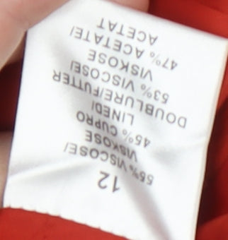 Windsmoor Women's Red Blazer, Size 12 - Casual Style