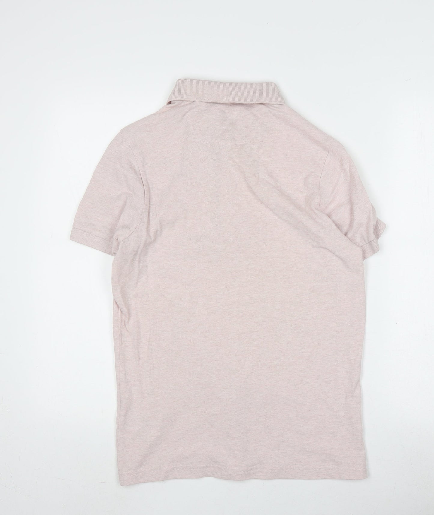 Farah Men's Pink Polo Shirt - Size S, Short Sleeve