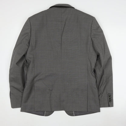 Mens UK Size 40 Ben Sherman Regular Grey Suit Jacket