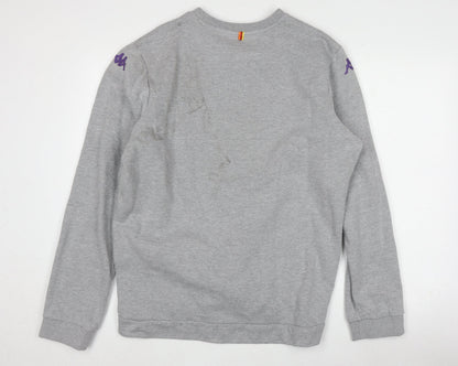 Mens UK Size XL Kappa Grey Pullover Sweatshirt