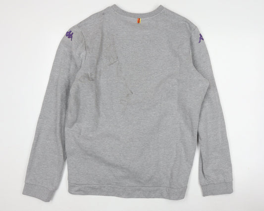 Mens UK Size XL Kappa Grey Pullover Sweatshirt
