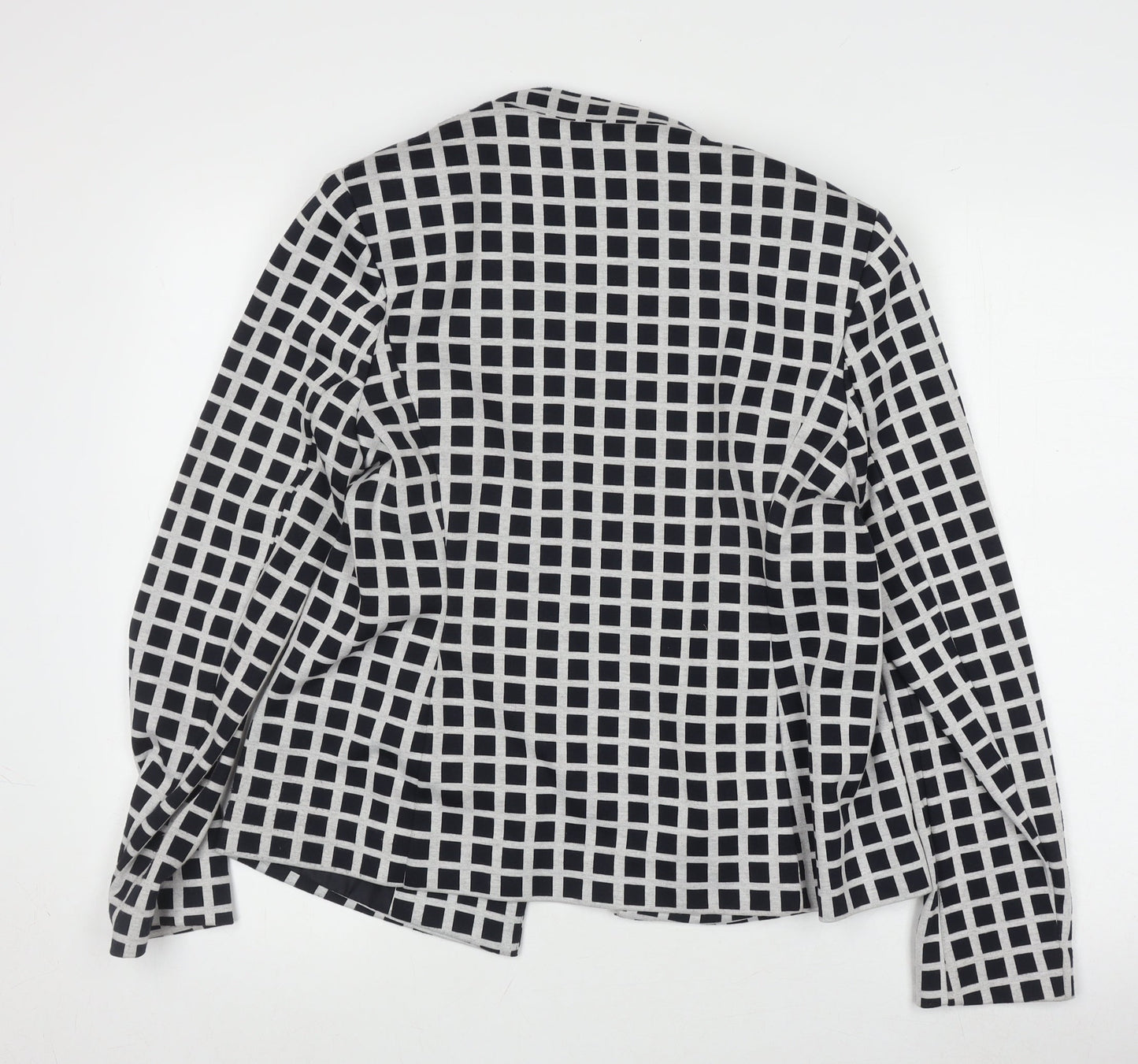 Marks and Spencer Women's Blazer, Size 14, Black Check