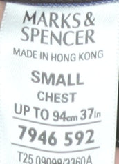 Marks and Spencer Men's Brown Striped Shirt - Size S