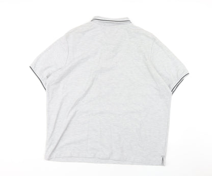 Slazenger Men's Grey 2XL Polo Shirt