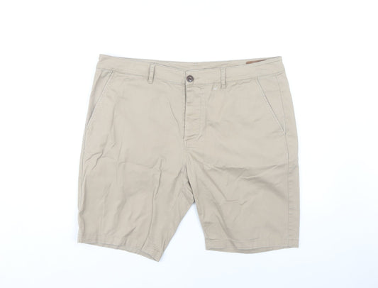 ASOS Men's Beige Chino Shorts 36 Casual
