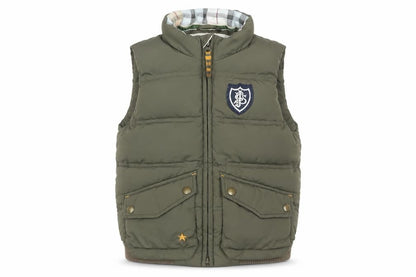 Joules Boys Green Bodywarmer 6-7 Years Lined Pockets