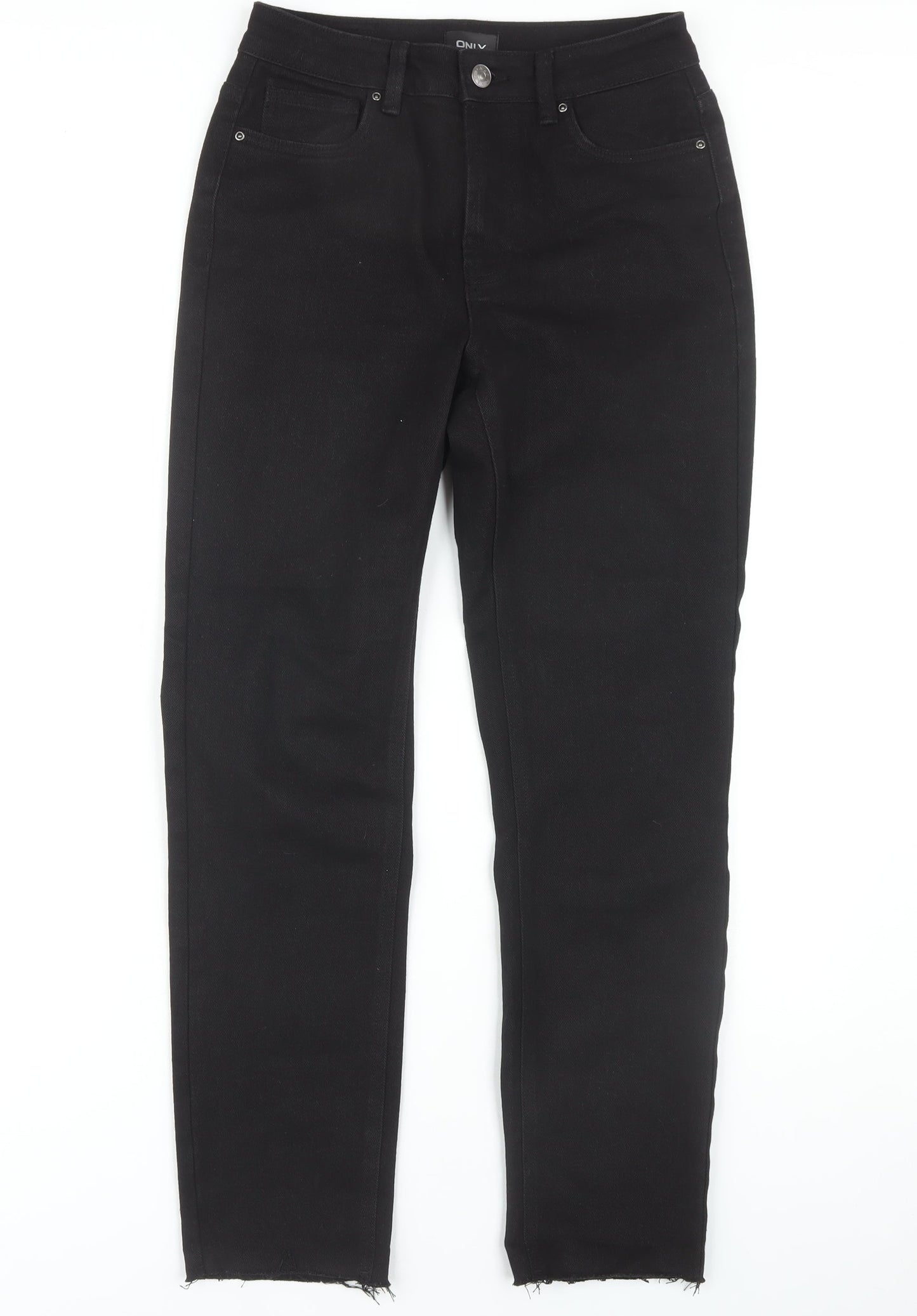 ONLY Women's Black Straight Jeans - Size 27