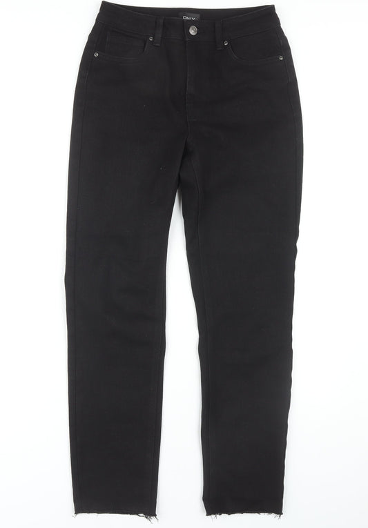 ONLY Women's Black Straight Jeans - Size 27