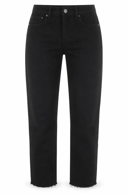 Womens UK Size 27 Only Regular Fit Straight Black Jeans